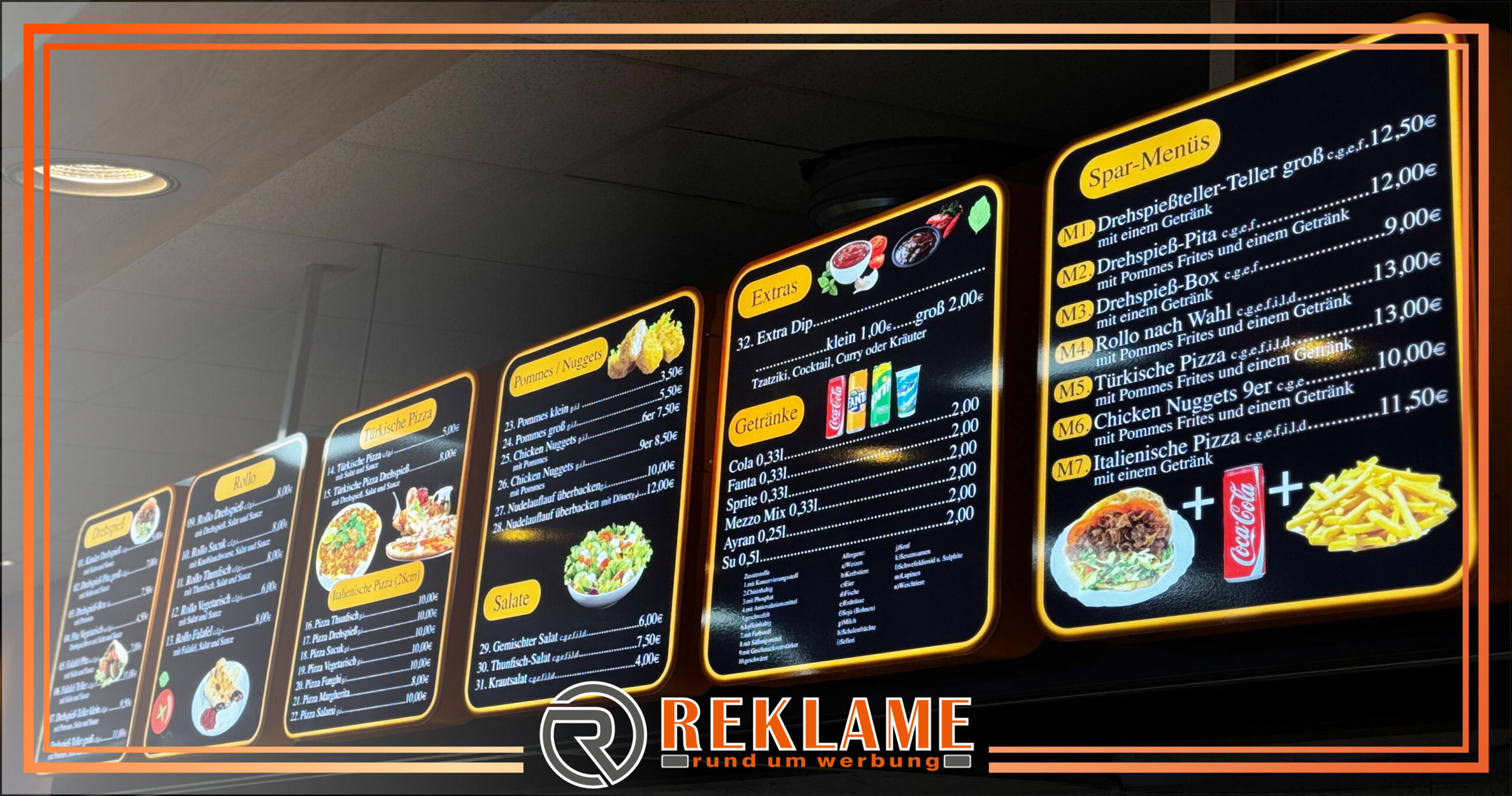 Reklame - Wie wird Ihr Menü zum Kundenmagneten