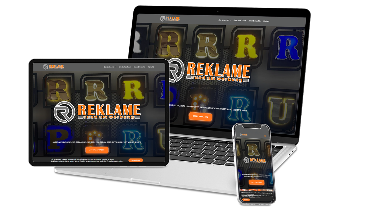 Webdesign bei Reklame Bremen