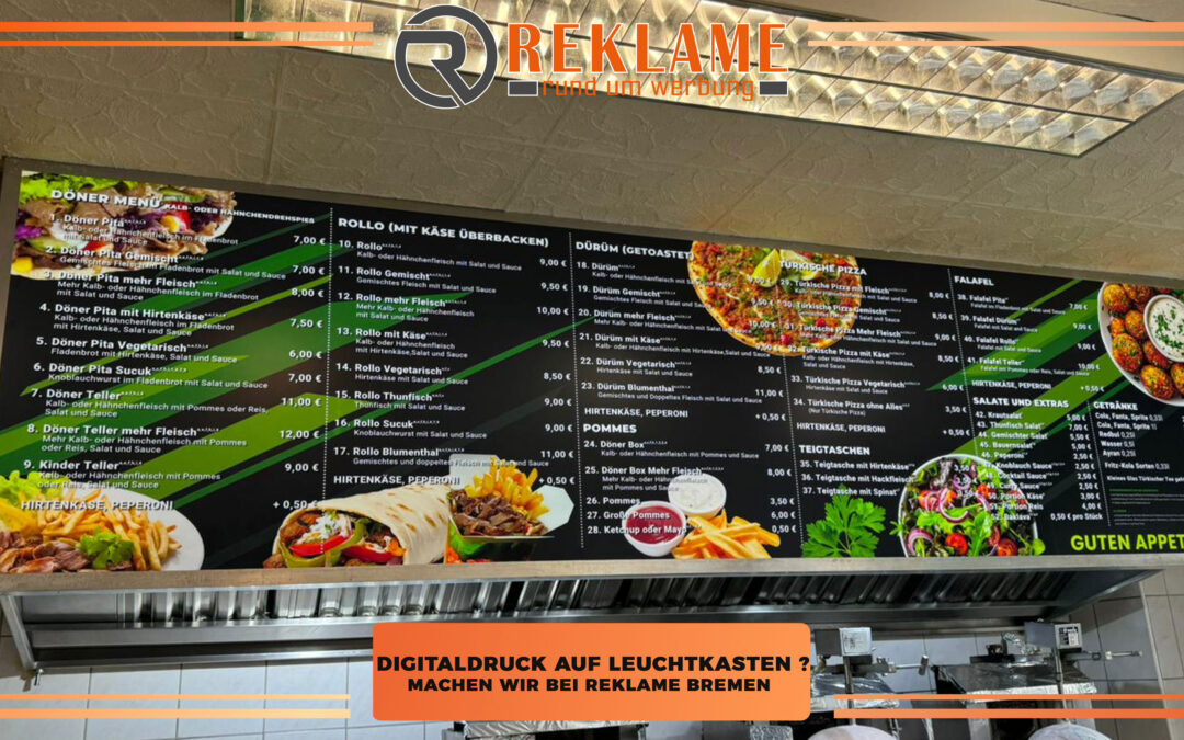 Warum bringt Digitaldruck auf Leuchtkasten mehr Kunden?